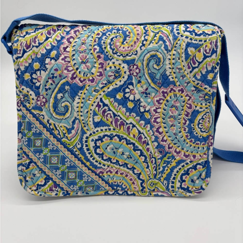 Vera Bradley Messenger Crossbody Bag with Paisley Design